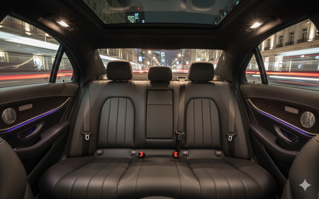 Mercedes E Class inner seats