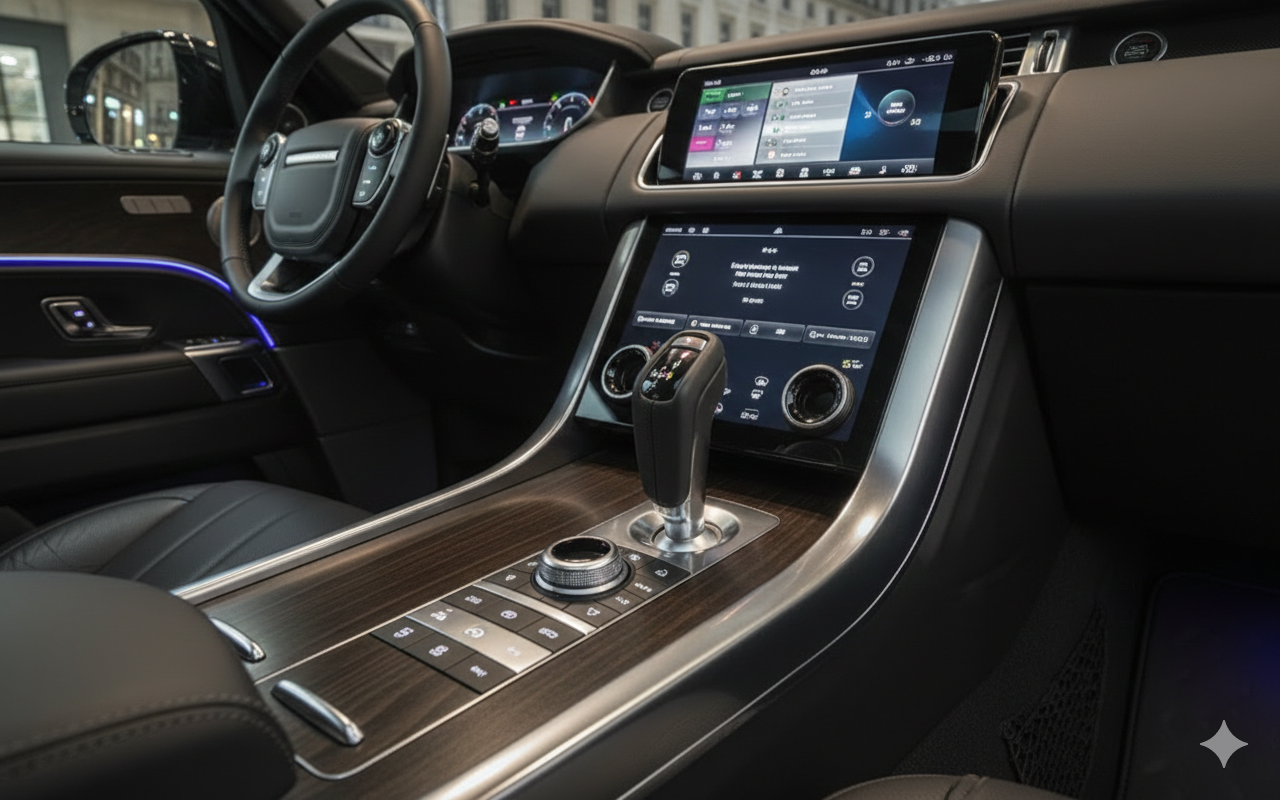 range rover gear box scroll area